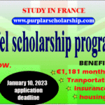 Deadline for the Eiffel scholarship program 2023