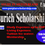 ETH Zurich Scholarship 2023