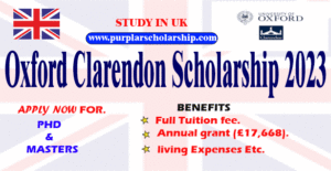 University of Oxford Clarendon Scholarship 2023 in UK