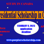 Concordia Presidential Scholarship in Canada 2023