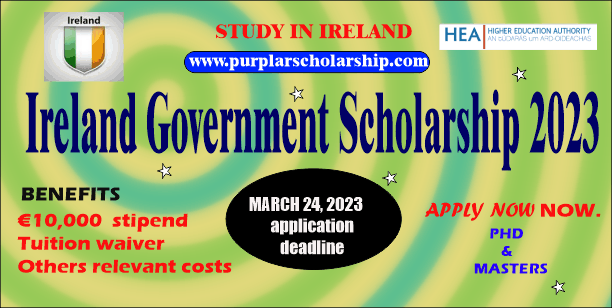 Ireland Government Scholarship 2023