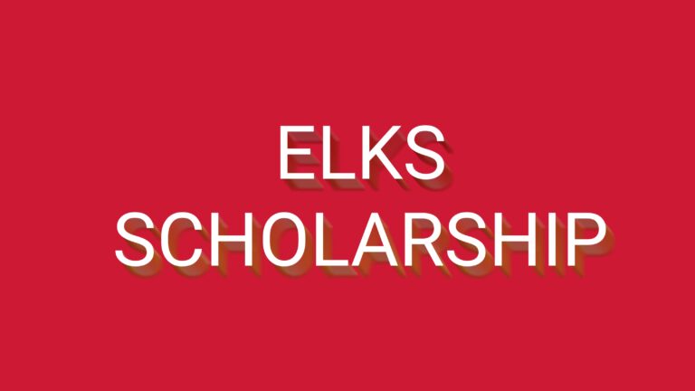 Elks Scholarship