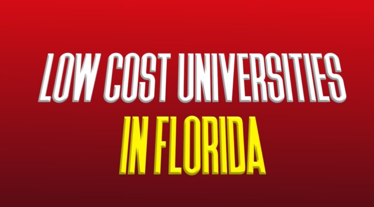 LOW COST UNIVERSITIES IN FLORIDA