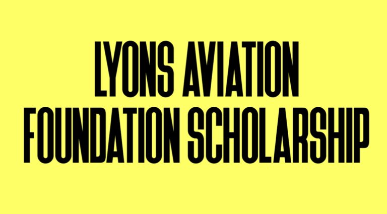 lyons aviation foundation scholarship